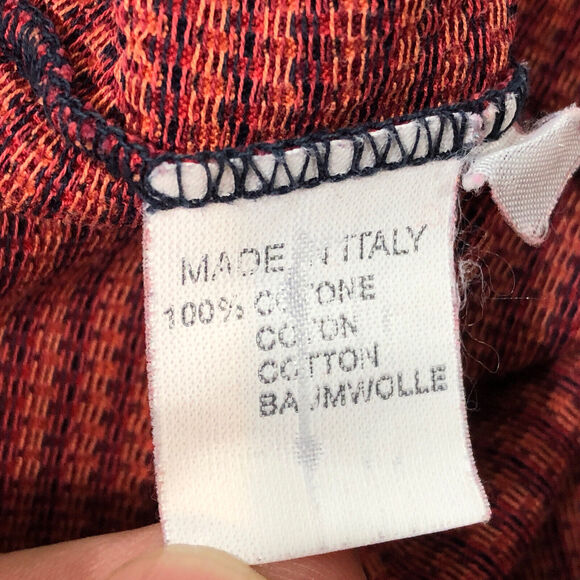 Vintage BAFFO Zipper Polo Size Large Hip Hop Old School Made Italy - Picture 6 of 12